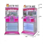 new arrival metal case 2 players mini claw crane machine