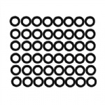 Ball Shooter Black Rubber Ring For Arcade Pinball Machine Arcade Game Parts